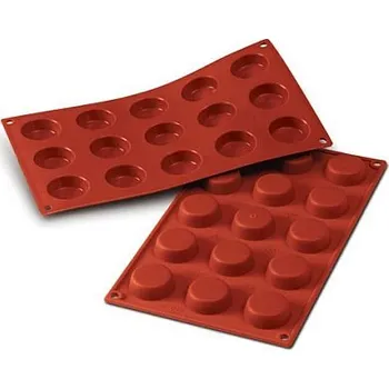 Nádoba na pečení Silikomart Silikonová forma Flan Mould (15 ks - pr. 4 cm)