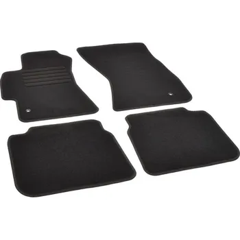 autokoberec Autokoberce textilní přesné černé / černé obšití - Subaru Legacy IV (Typ BL/BP) (2003-2009) 5-sedadel