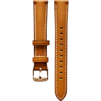 Řemínek na hodinky Náhradní řemínek kožený, šířka 16mm, hnědý