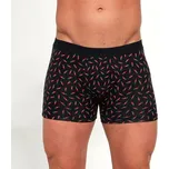 Boxerky pánské Cornette 127 papričky modré Barva: tmavě modrá, Velikost: XXL