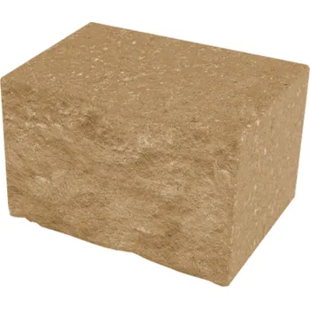 plotová tvarovka DITON Tvárnice Muráno 21/25 koncový 3/4 kámen 360x250x210 mm písková