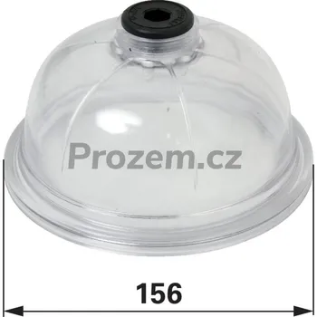 Miska pro psa MZ Sifonová miska z plexiskla, průměr 156 mm, nová verze pro položku 26