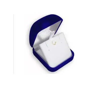 Dárková krabička Krabička na šperky sametová modrá