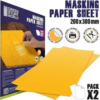 Maskovací papír Airbrush Masking Film 200x300 mm (2 ks)