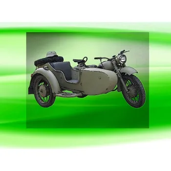 Nášivka BMW R75 DTF nažehlovačka 7x3 cm (nažehlovačka s tanky a ARMY technikou)