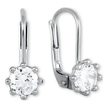 Náušnice Brilio Silver Stříbrné náušnice s krystaly 436 001 00235 04 + 2 měsíce na vrácení zboží