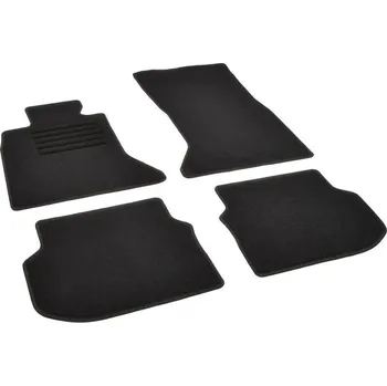 autokoberec Autokoberce textilní přesné černé / černé obšití - BMW 5er (Typ F10) Sedan (2010-2013) 5-sedadel