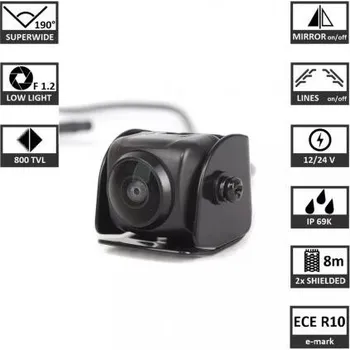 Couvací kamera Parkovací kamera do auta univerzální zadní nebo přední 12V, 24V, CAM7