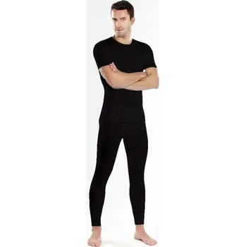 Pánské termo spodky Pánské termoprádlo Pleas 001 - spodky černé Barva: černá, Velikost: 3XL