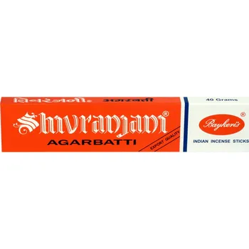 Vonná tyčinka Baykeri's SHIVRANJANI Vonné tyčinky Agarbatti Baykeri, 40 g.
