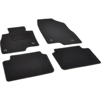 autokoberec Autokoberce textilní přesné černé / černé obšití - Mazda 3 III (Typ BM/BN) (2013-2019) 5-sedadel
