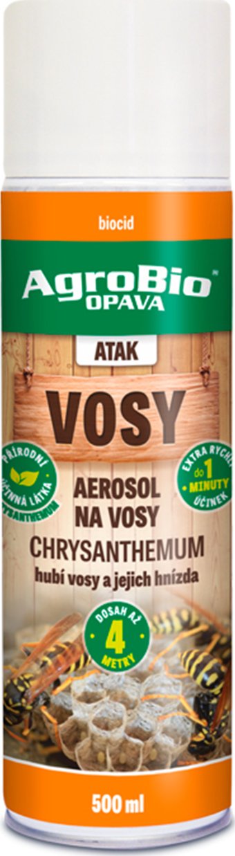 Agrobio Opava Atak Chrysanthemum Aerosol Na Vosy Ml Od K