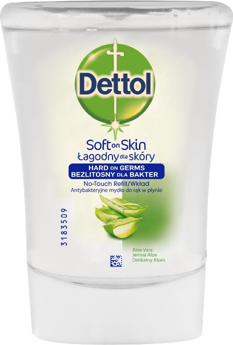 Dettol Soft On Skin No Touch Refill Aloe Vera Tekut M Dlo N Hradn