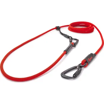 Vodítko pro psa Tamer Lanové vodítko EASYLONG TWIST | Střední pes | oranžové s černým prošitím - 443 Délka: 3 m