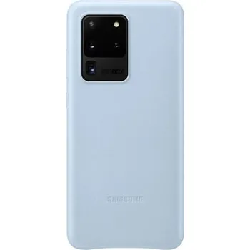 Telefonní příslušenství Samsung EF-VG988L Leather pro Samsung S20 Ultra barva Blue