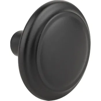 Nábytkové kování Bosetti Marella Úchytka knopka GIA / Černá matná