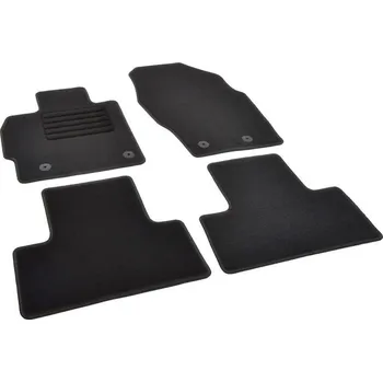 autokoberec Autokoberce textilní přesné černé / černé obšití - Mazda CX-7 Diesel (2009-2012) 5-sedadel