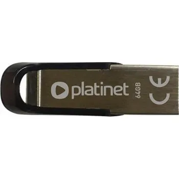 USB flash disk PLATINET PENDRIVE USB 2.0 S-Depo 64GB METAL PMFMS64