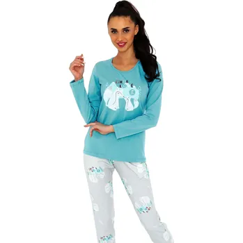 Dámské pyžamo Dámské dlouhé pyžamo Leptir 266/01 M