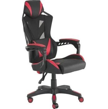 Nábytek PEGAS s.r.o. Křeslo herní Winner černo červené s područkami