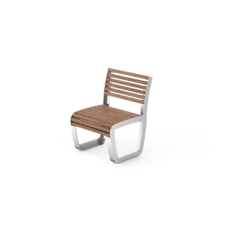 Zahradní lavice HTI TRAPO Lavička s opěradlem LTR018.02 Materiál konstrukce: nerez, Povrchová úprava: komaxit dle RAL, Typ použitého obložení: ash