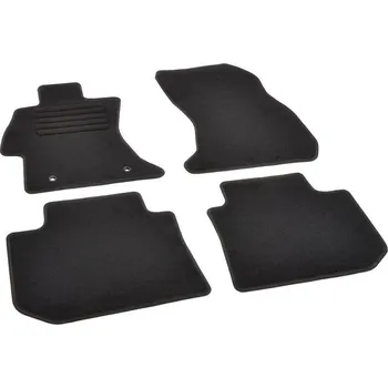 autokoberec Autokoberce textilní přesné černé / černé obšití - Subaru XV I (Typ GP) (2012-2017) 5-sedadel