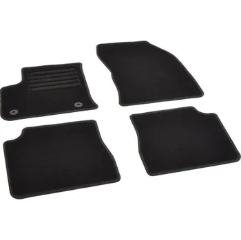 autokoberec Autokoberce textilní přesné černé / černé obšití - Citroën e-C4 III (2020-2023) 5-sedadel