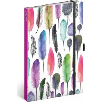 Notes Peříčka, linkovaný, 13 × 21 cm