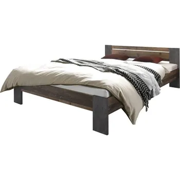 Postel Sconto MARA old style/imitace betonu 160x200 cm