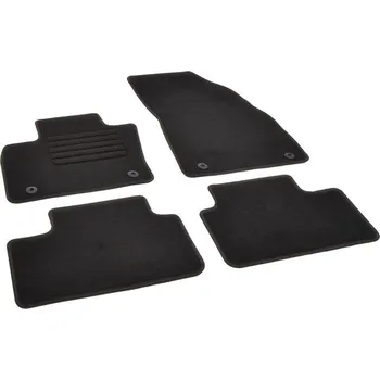 autokoberec Autokoberce textilní přesné černé / černé obšití - Volvo XC40 (2017-2023) 5-sedadel