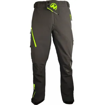 Cyklistické kalhoty HAVEN Cyklistické kalhoty dlouhé bez laclu - POLARTIS - černá/zelená 2XL