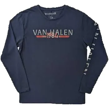 Zahraniční hudba Merch Van Halen: Van Halen Unisex Long Sleeve T-shirt: 84 Tour (back & Sleeve Print) (medium) M