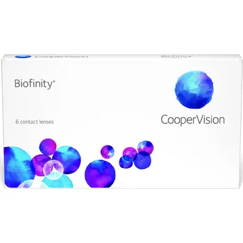 Kontaktní čočky CooperVision Biofinity (6 čoček) Dioptrie - sph: -6,50, Průměr - DIA: 14,0, Zakřivení - B.C.: 8,6