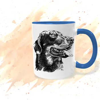 Hrnek - Beauceron Barva: Modrá