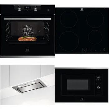 Set domácích spotřebičů ELECTROLUX KODEC75X2 + ELECTROLUX LIR60430 + ELECTROLUX LFG716X + ELECTROLUX LMS2203EMX