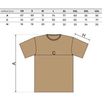 Pánské tričko Tričko LIGA LIBE - Vel. 4XL