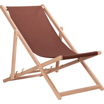 Zahradní lehátko Aga MR2019 dřevěné skládací lehátko