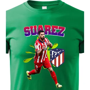 Chlapecké tričko Dětské tričko Luis Alberto Suárez, Barva Zelená, Velikost 122 cm/6 roků, Canvas Dětské tričko Bezvatriko.cz 2042