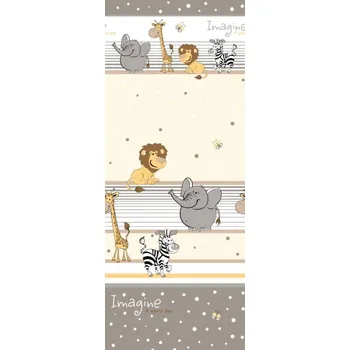 Povlečení Bavlněné dětské povlečení Safari béžové Rozměr: 40x60 a 100x138 cm