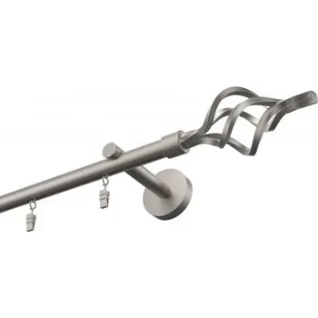 Garnýž Profilová hliníková garnýž jednoduchá Elegant Satin Gula Azur