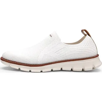 Pánské mokasíny Síťované polobotky pánské letní boty s platformou Barva: Bílá, Velikost: 41