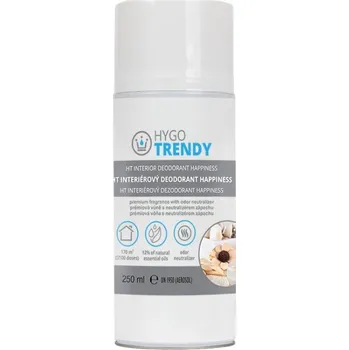 Interiérový deodorant Hygotrendy, náplň do el. osvěžovače, Happiness, 250 ml 361.HT7223RE
