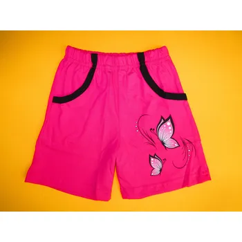 Dívčí kraťasy Arex, ČR Dívčí bavlněné kraťasy s potiskem 1 Barva: růžová, Velikost: 110