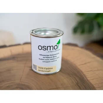 Olej na dřevo Osmo Top Olej Bezbarvý Polomat 3028 na Masivní Dřevo 125 ml