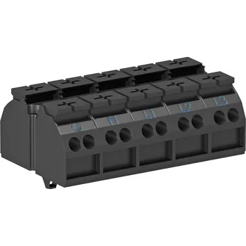 OBO Bettermann 6108043, CP45-KL, svorková lišta, 0.5-4 mm², kontakty 5, černá, 1 ks