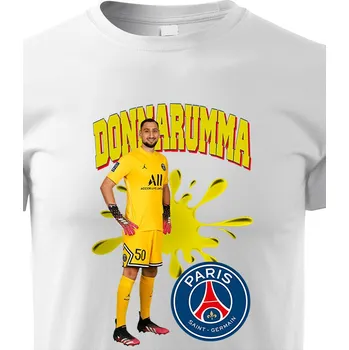 Chlapecké tričko Dětské tričko Gianluigi Donnarumma, Barva Bílá, Velikost 158 cm/12 roků, Canvas Dětské tričko Bezvatriko.cz 2046