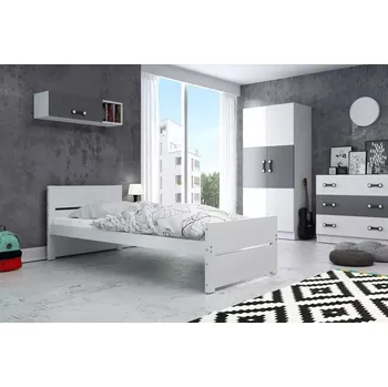 Dětská postel Nábytek PEGAS s.r.o. Dětská postel BARTEK, bez šuplíku a matrace, Bílá