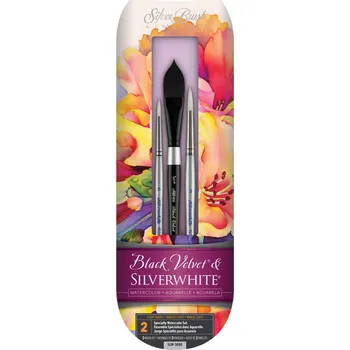 Umělecký štětec Sada štětců Silver Brush Black Velvet, Louise Moyer - Specialty set