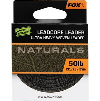 FOX - Olověná šňůrka Naturals leadcore leader 50lb/22,7kg, 25m