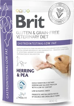 Krmivo pro psa Brit Dog Veterinary Diet Gastrointestinal Low Fat Herring/Pea